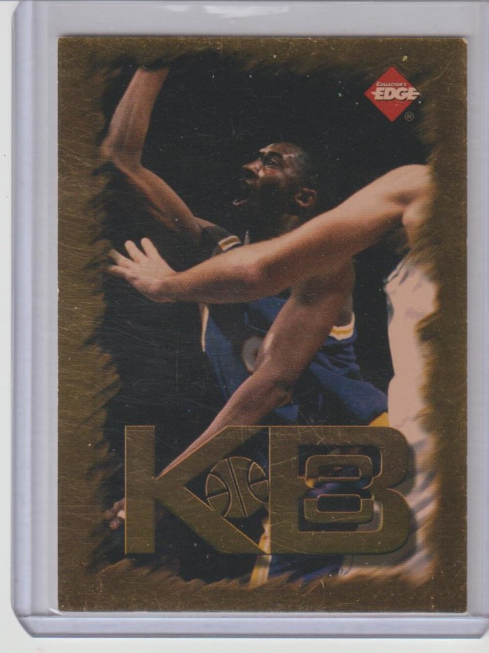 Kobe Bryant 1998 Collector’s Edge Impulse KB8 Lakers/Black Mamba Gold Border